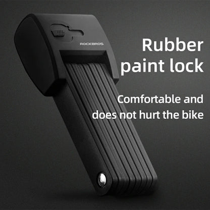 ROCKBROS Folding Bike Lock Smart Fingerprint Heavy Duty Anti Theft Bike Lock