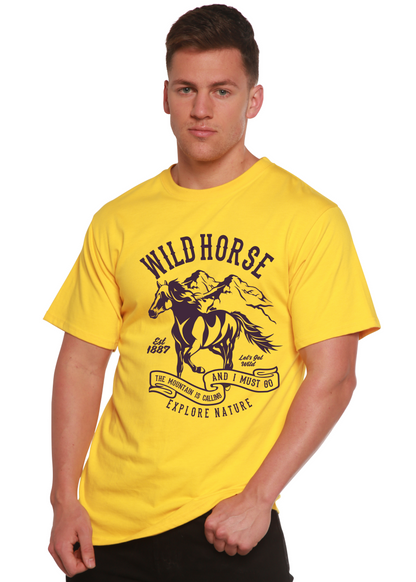 Wild Horse Spun Bamboo® Men's Bamboo Viscose/Organic Cotton Short Sleeve Graphic T-Shirt