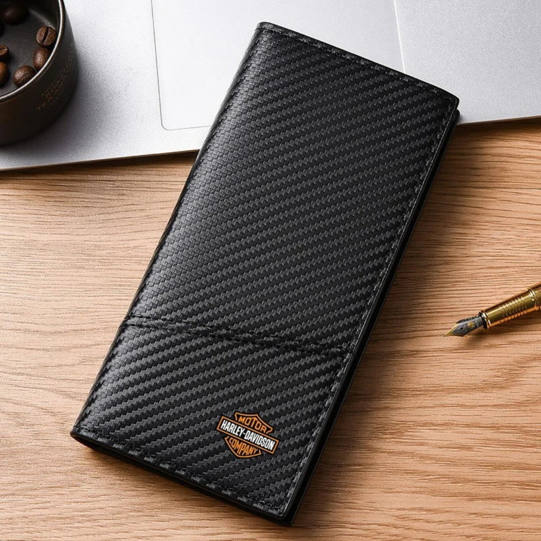 Harley Carbon Shield Long Wallet