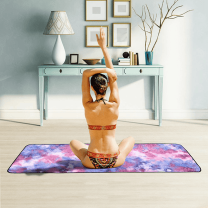 JupiterGear Tie Dye Yoga Mat Towel with Slip-Resistant Grip Dots