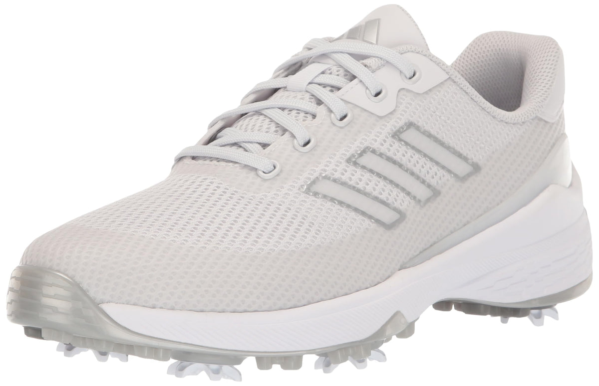 adidas Mens ZG23 Vent Golf Shoes Dash Grey/Footwear White/Silver Metallic 7