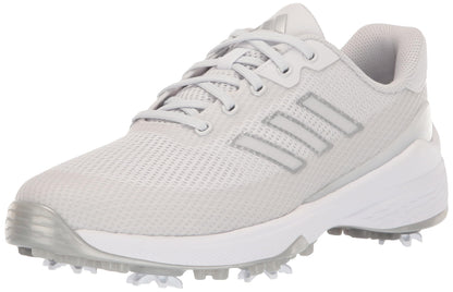 adidas Mens ZG23 Vent Golf Shoes Dash Grey/Footwear White/Silver Metallic 7