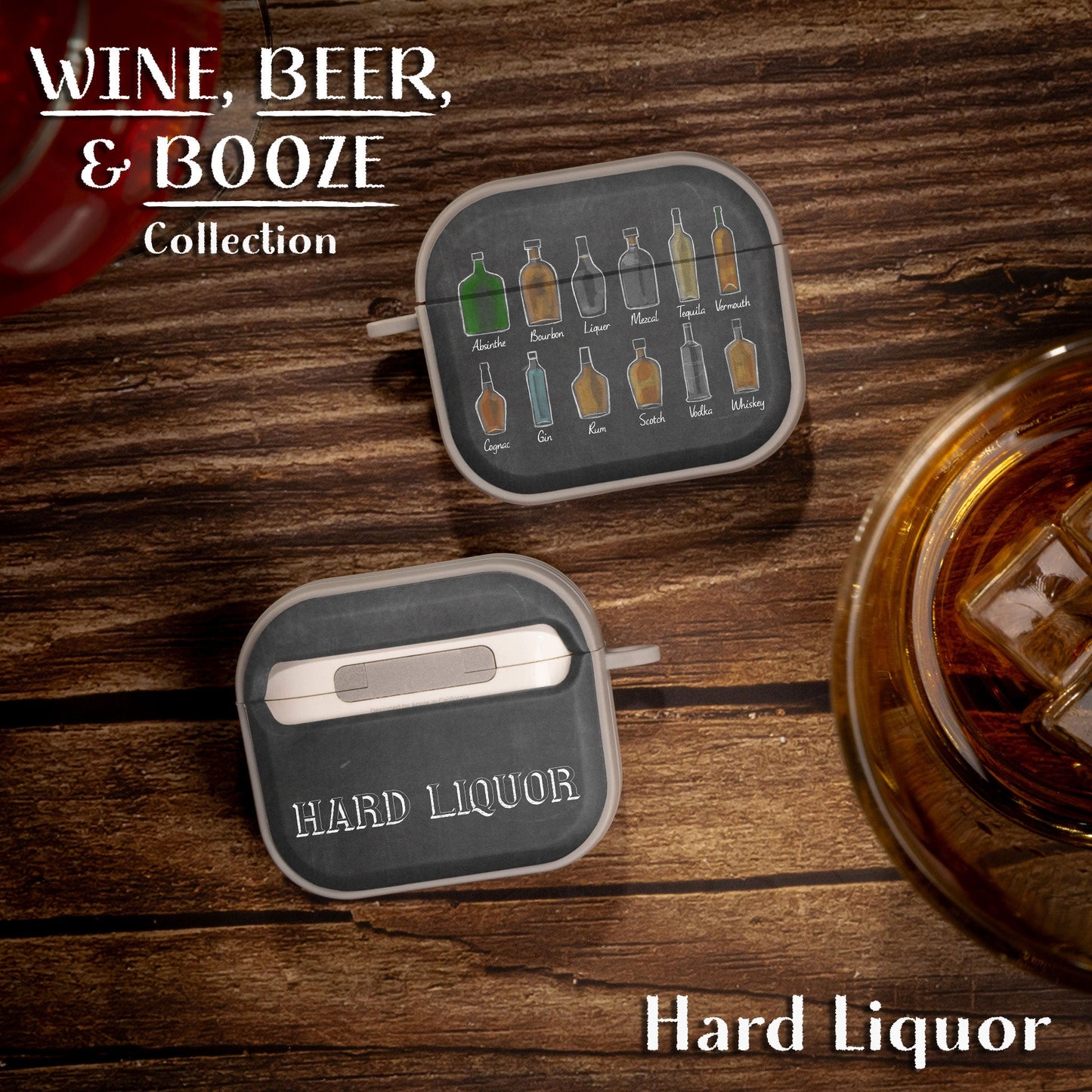Wine, Beer, & Booze HDX Apple AirPods Gen 3 Case Cover