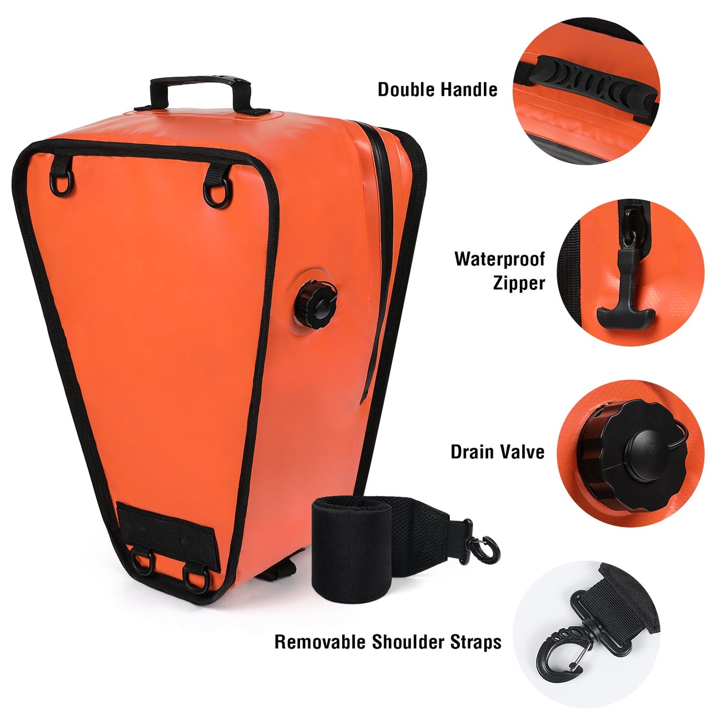 18" Kayak Cooler Bag, Insulated & Leak-Proof