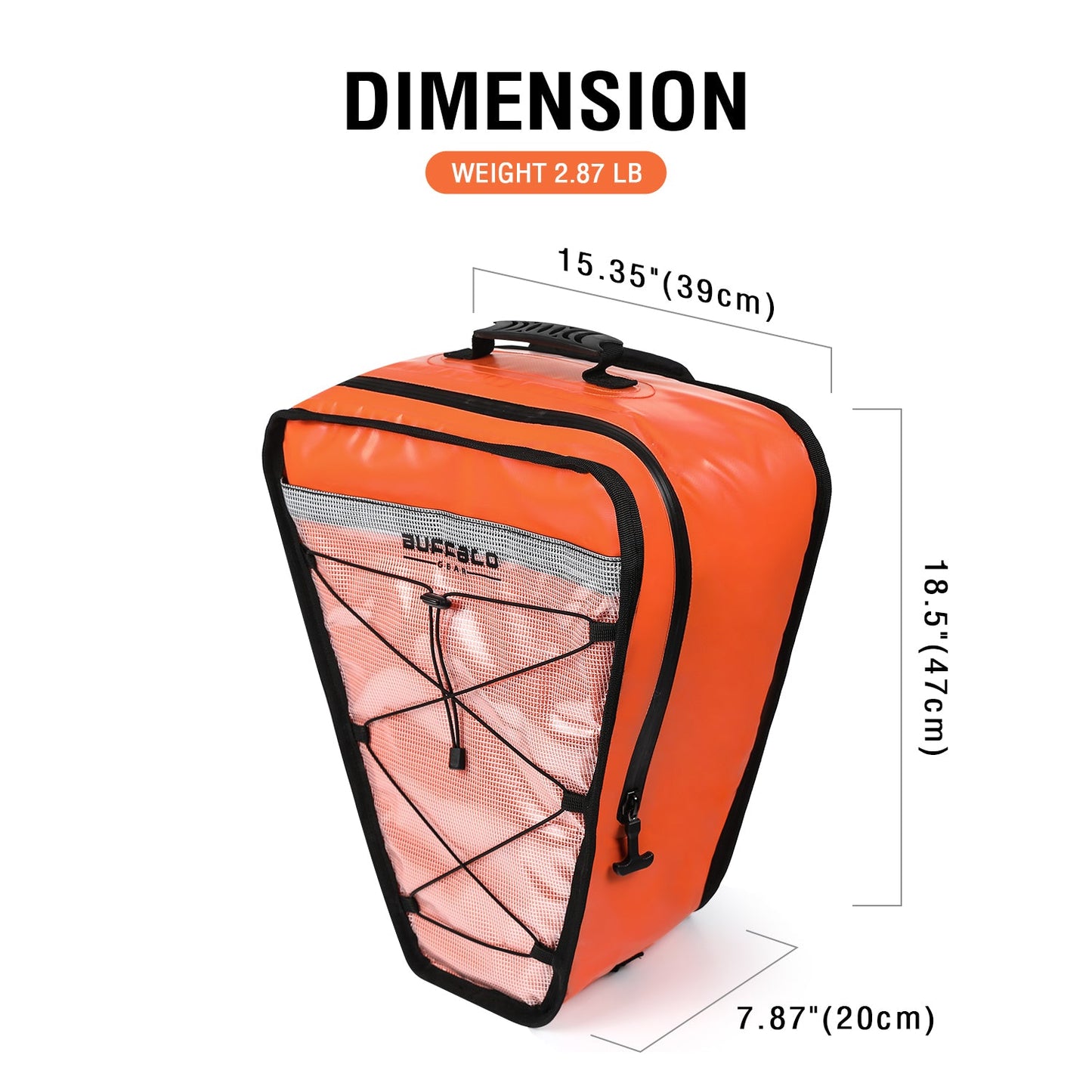 18" Kayak Cooler Bag, Insulated & Leak-Proof