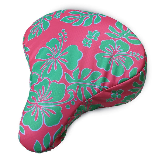 Cruiser Candy Padded Seat Cover (Pink Celeste Hibiscus)