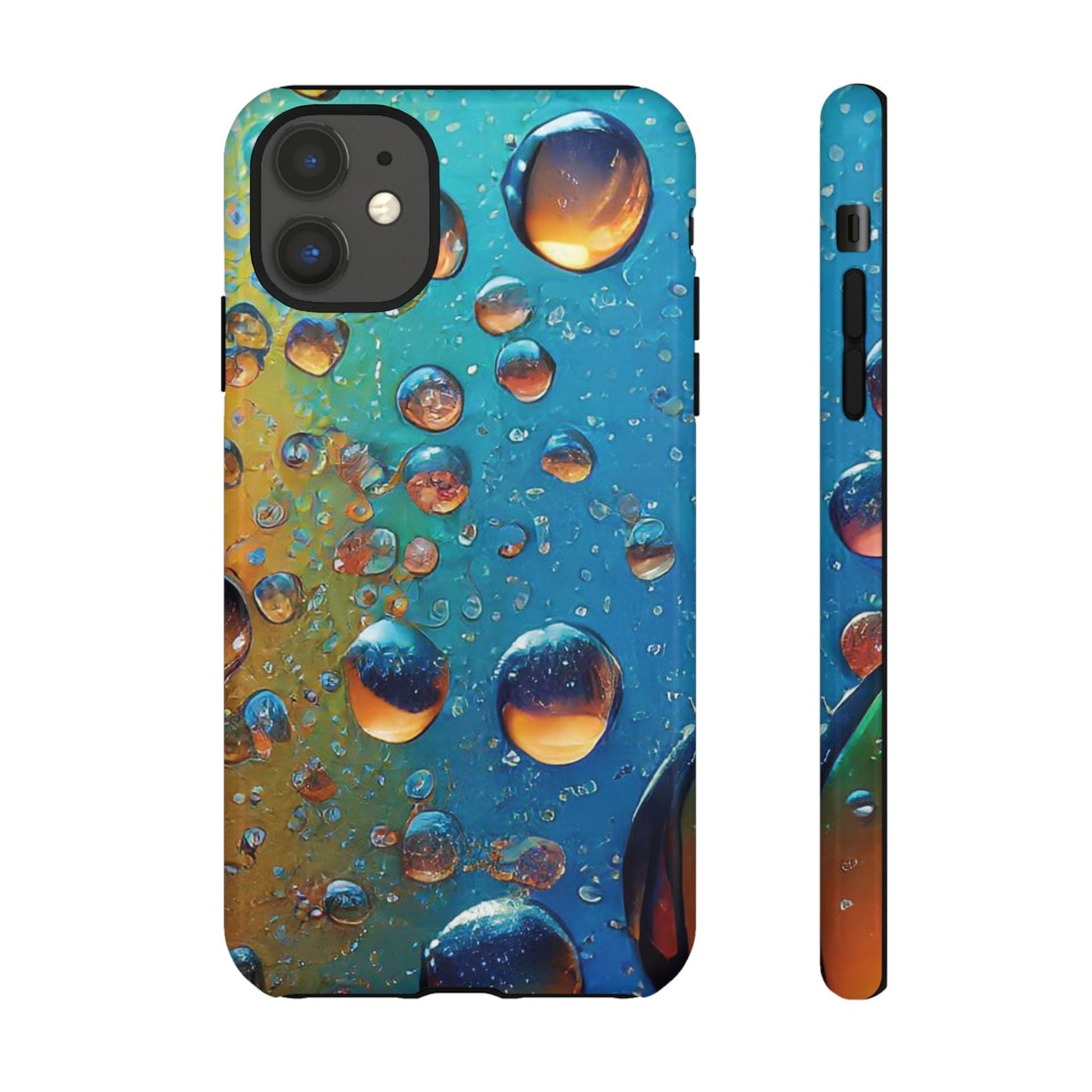 Colorful Water Droplets Tough Phone Case