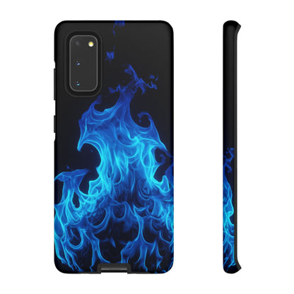 Blue Flames Tough  Phone Case