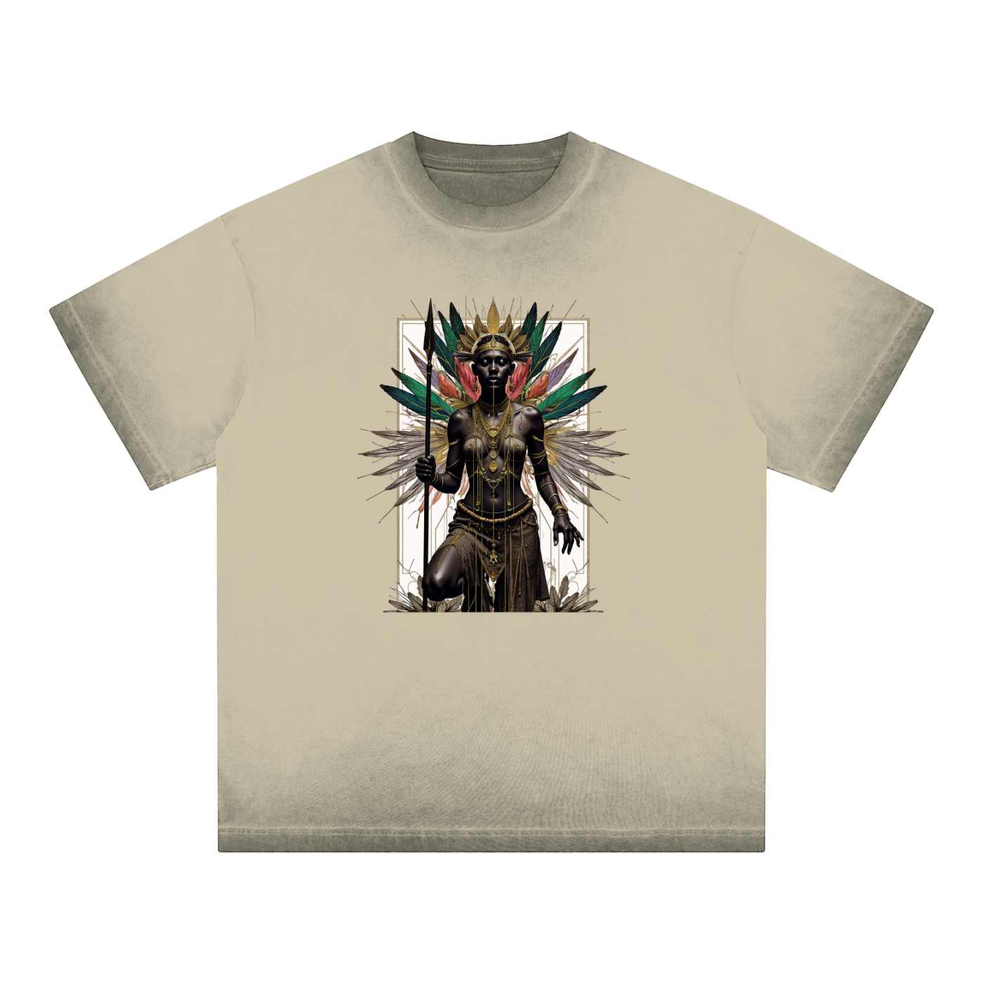 Amaru Khan Stars Quattra Reverse Dyed T-shirt