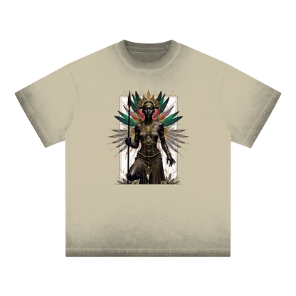 Amaru Khan Stars Quattra Reverse Dyed T-shirt