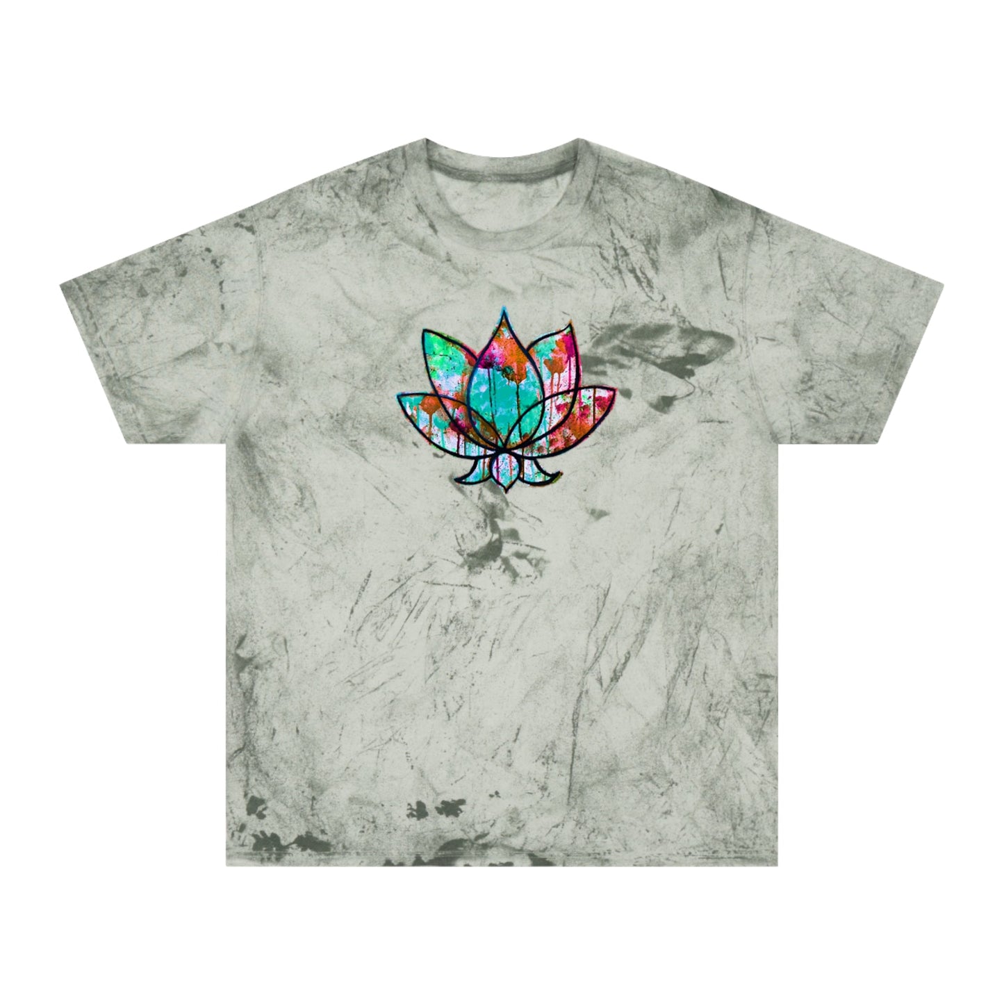 Unisex Lotus Bloom Industrial Dye Premium T-Shirt