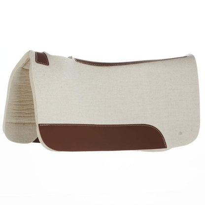 Natural 3 4in 28x30 Felt Barrel Saddle Pad