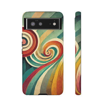 Colorful Swirl Tough Phone Case