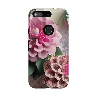 Elegant Paper Flowers Tough Phone Case
