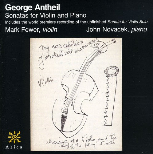 Antheil / Fewer / Novacek - Sonatas For Violin & Piano - Music CD