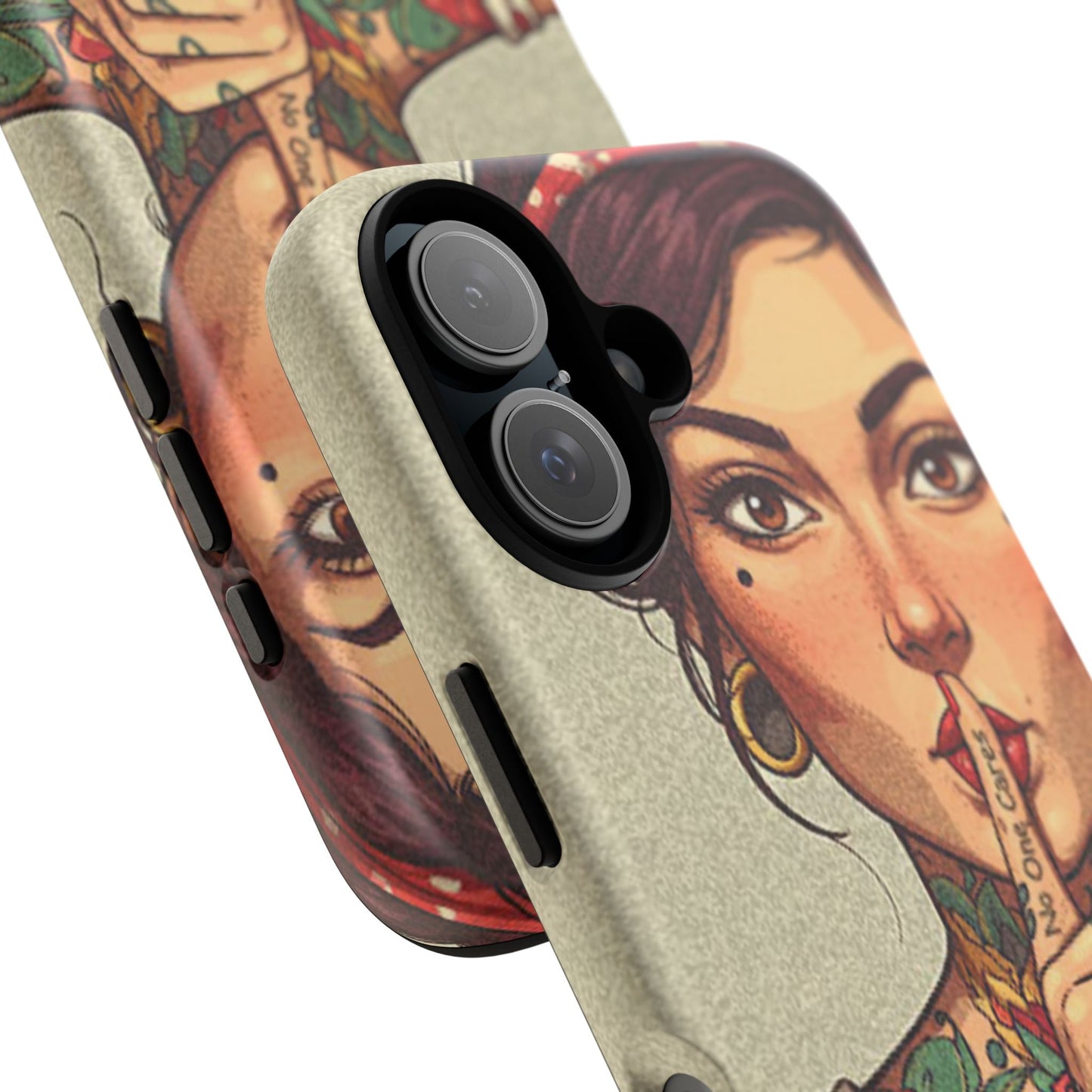 Shh No One Cares Tough Phone Case