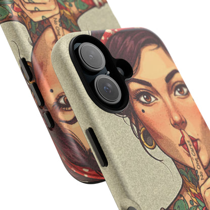 Shh No One Cares Tough Phone Case