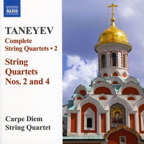 S.I. TANEYEV - String Quartets 2 & 4 Music CD