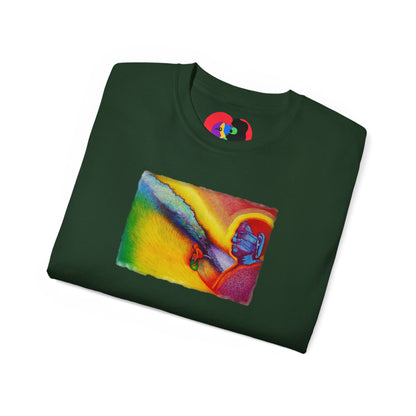 Surf is My Buddha Tablet Print Unisex Ultra Cotton Tee