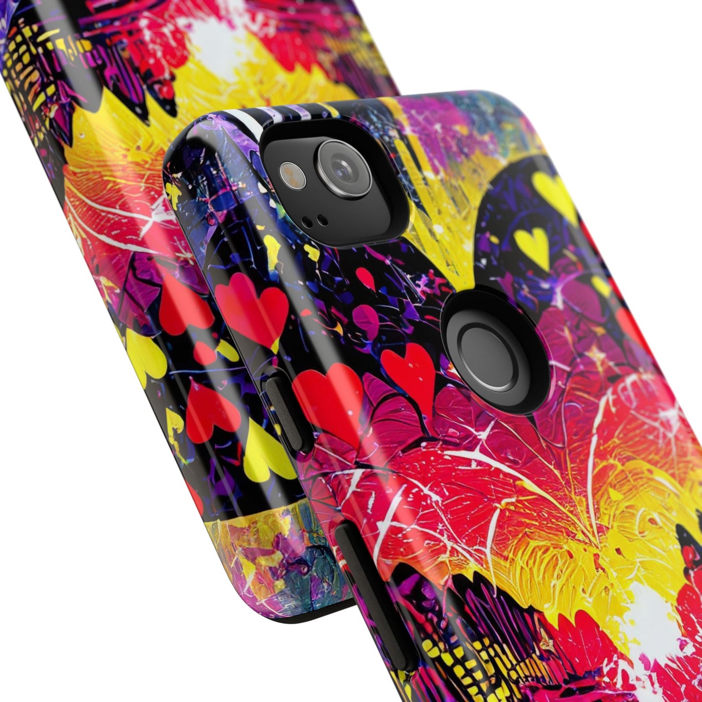 Vibrant Heart Sunset Tough Phone Case