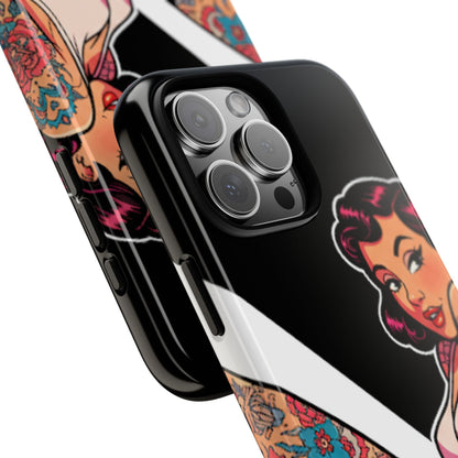 Vintage Tattoo Beauty Tough Phone Case