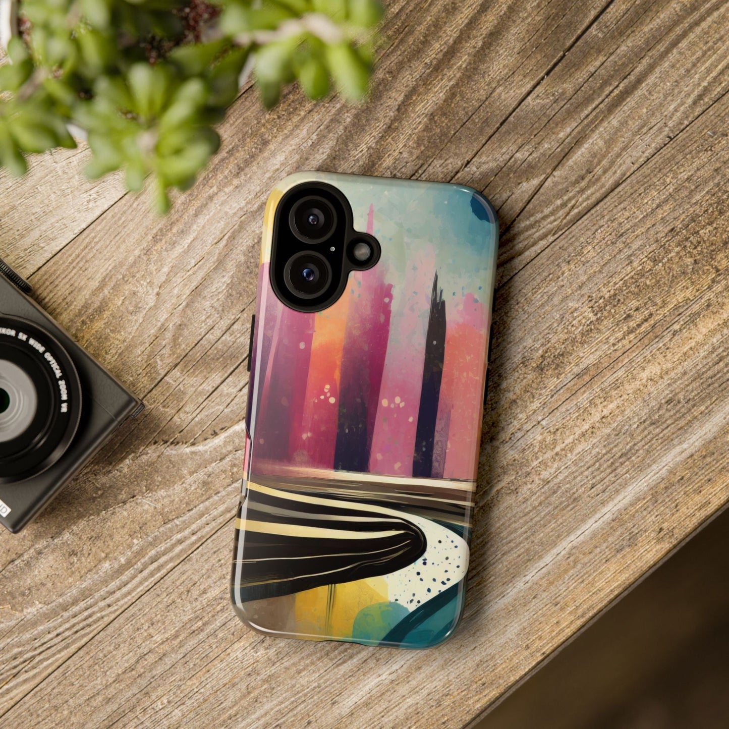 City Skyline Vibrant Tough Phone Case