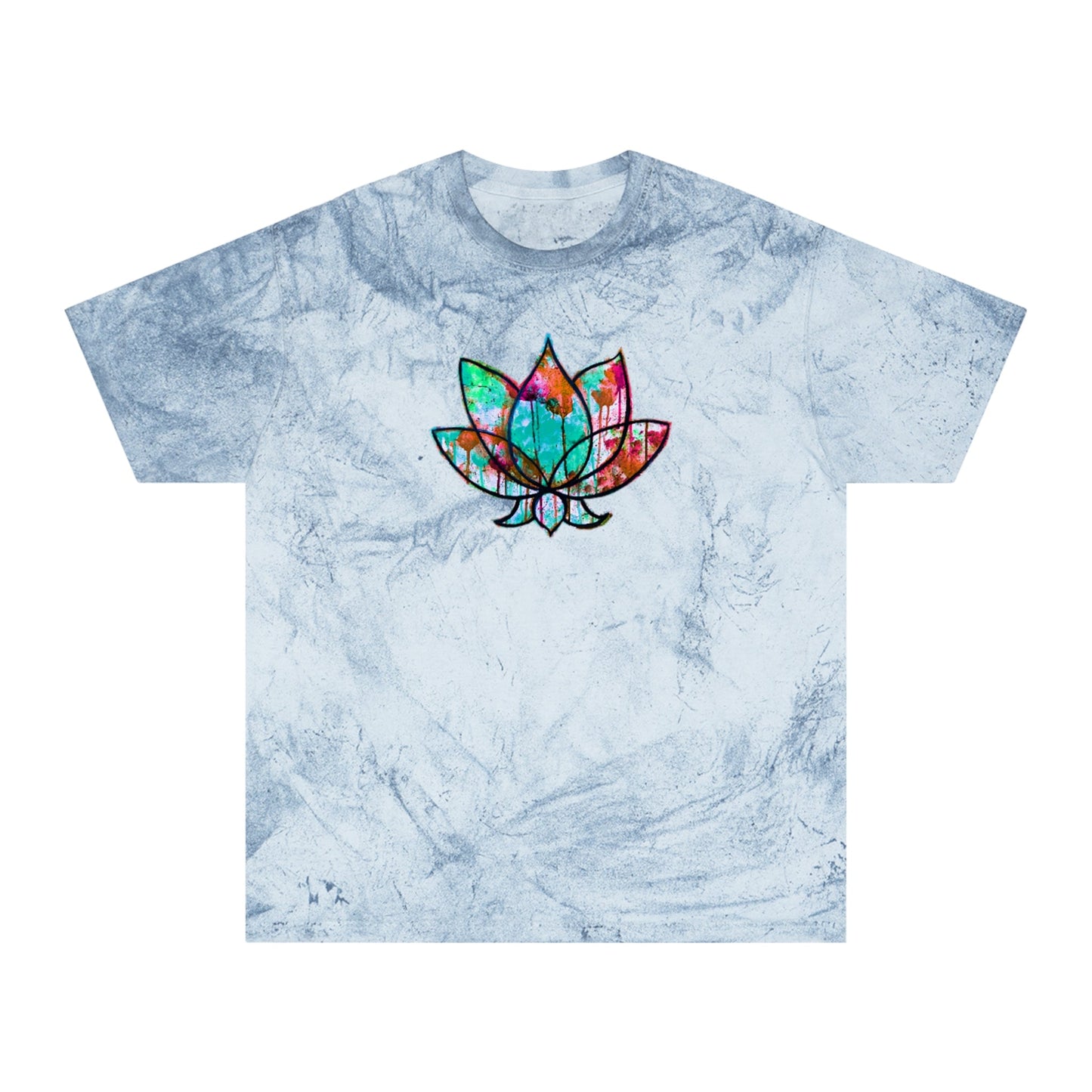 Unisex Lotus Bloom Industrial Dye Premium T-Shirt