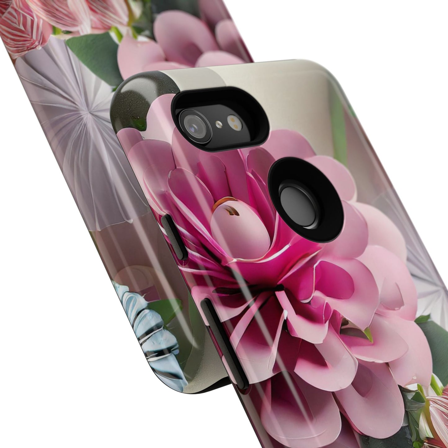 Elegant Paper Flowers Tough Phone Case