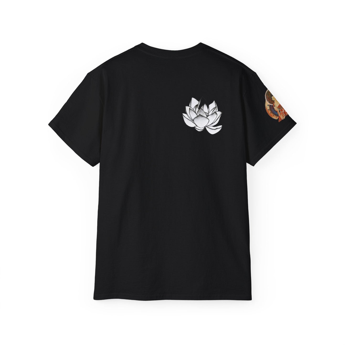Fine Art Buddha Chalk Drawing Print Unisex Ultra Cotton Tee