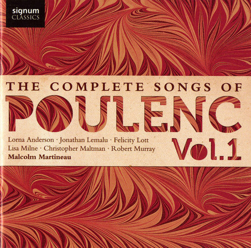 F. POULENC - Complete Songs 1 Music CD