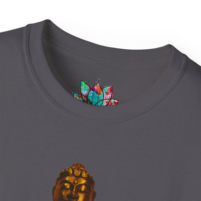 Fine Art Buddha Carving Print Unisex Ultra Cotton Tee