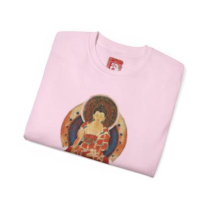 Fine Art Buddha Oil Paint Print Unisex Ultra Cotton Tee