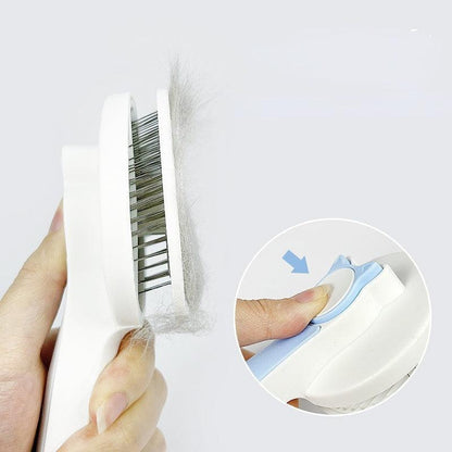 Self Cleaning Pet Grooming  Slicker Brush