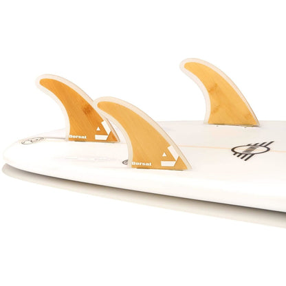 DORSAL Surfboard Fins Thruster 3 Set FCS Compatible