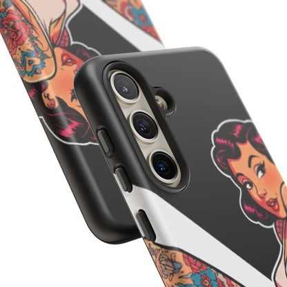 Vintage Tattoo Beauty Tough Phone Case