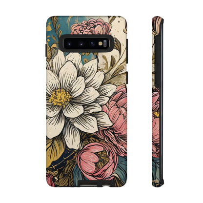 Beautiful White Floral Tough Case