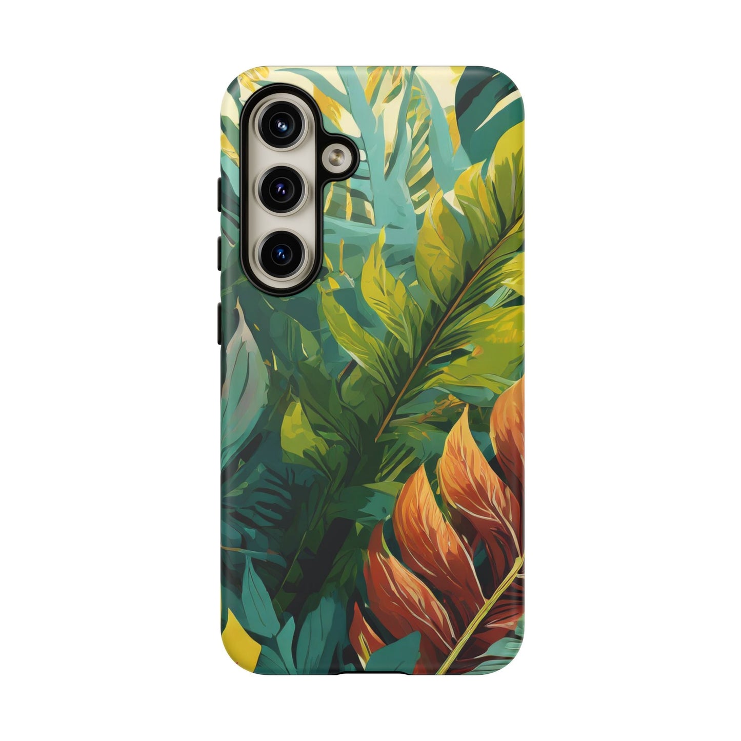 Tropical Leaf Tough Phone Case