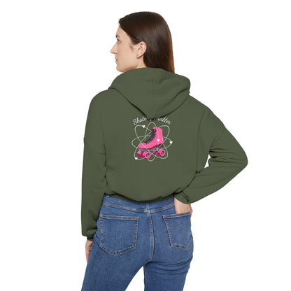 Women’s Cropped Blue/Green Skate Like Nobody's Watching Hoodie