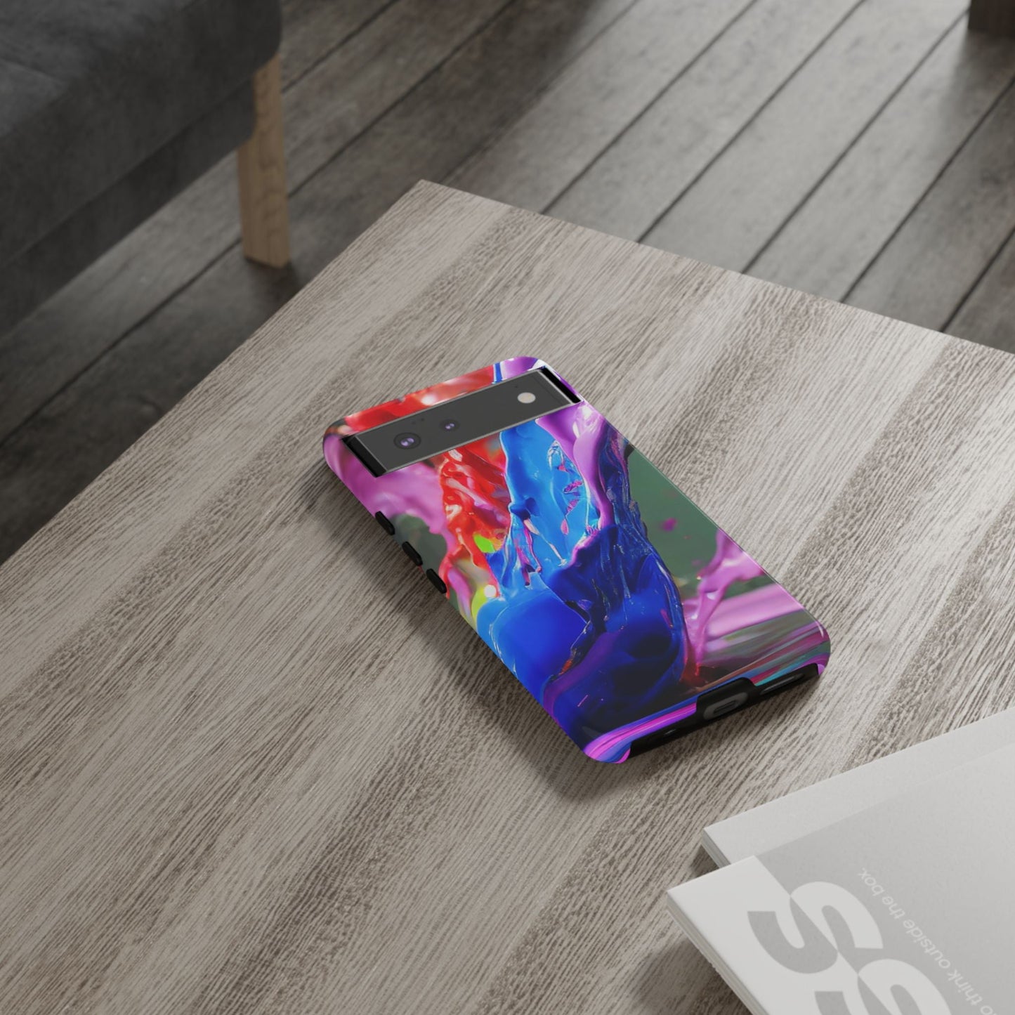 Vibrant Color Splash Tough Phone Case
