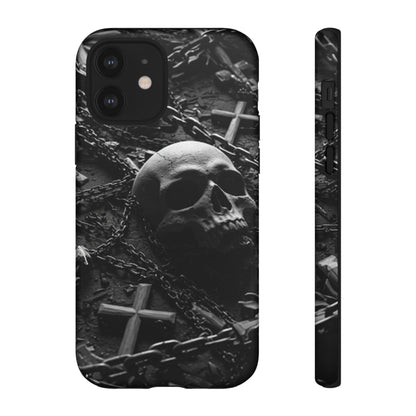 Gothic Skull Tough Phone Case