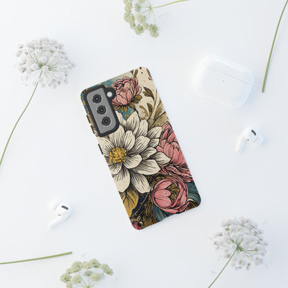 Beautiful White Floral Tough Case