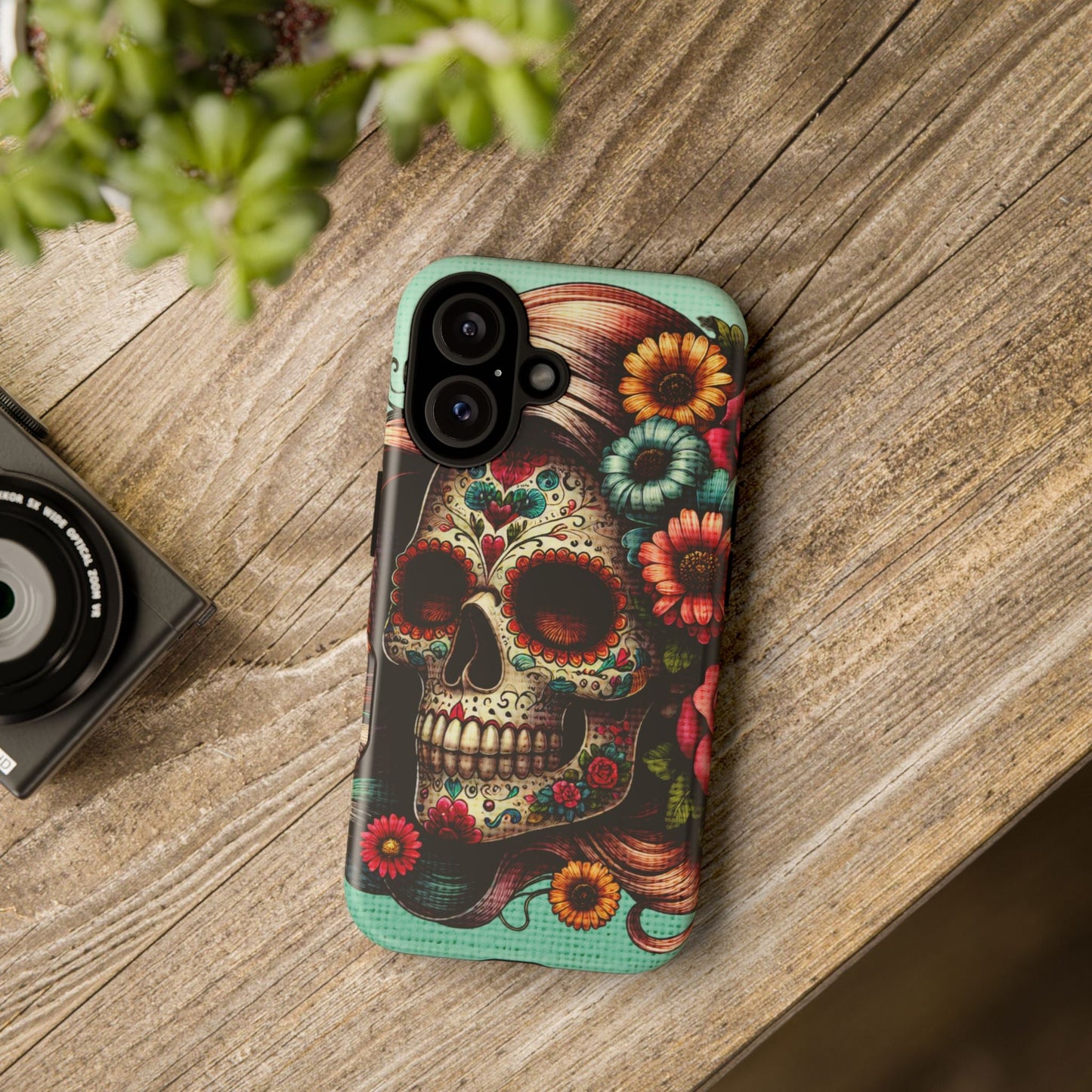 Sugar Skull Tough Phone Case