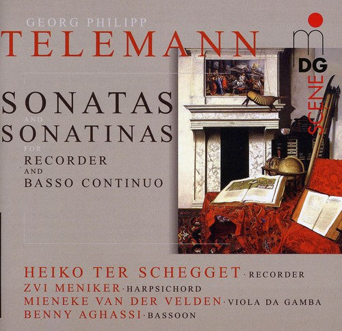 Telemann / Heiko Ter Scheggeto / Meniker / Aghassi - Sonatas for Recorder & Basso Continuo Music CD