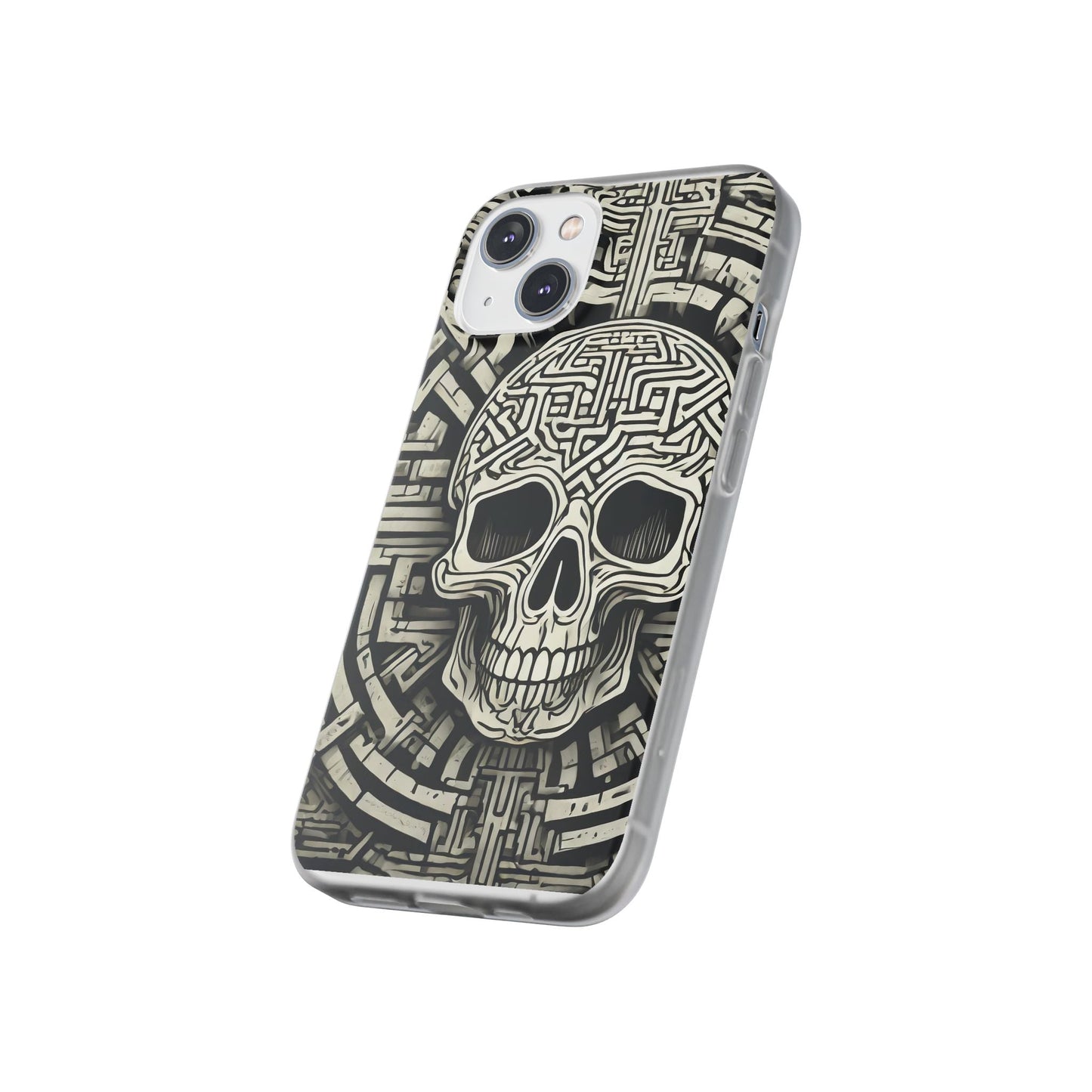 Gothic Skull Maze Flexi Case