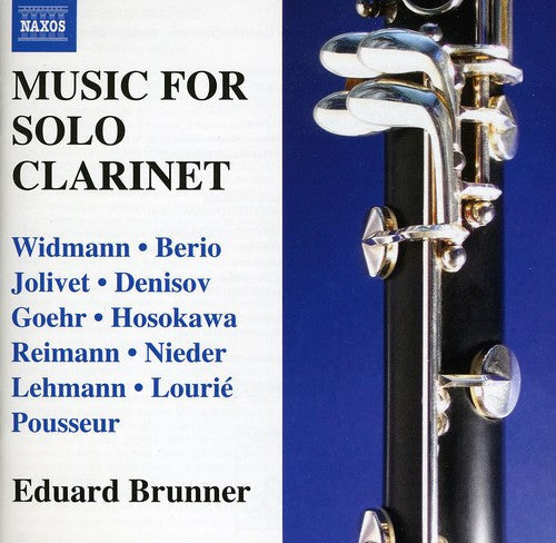 Eduard Brunner - Works for Solo Clarinet [CD]