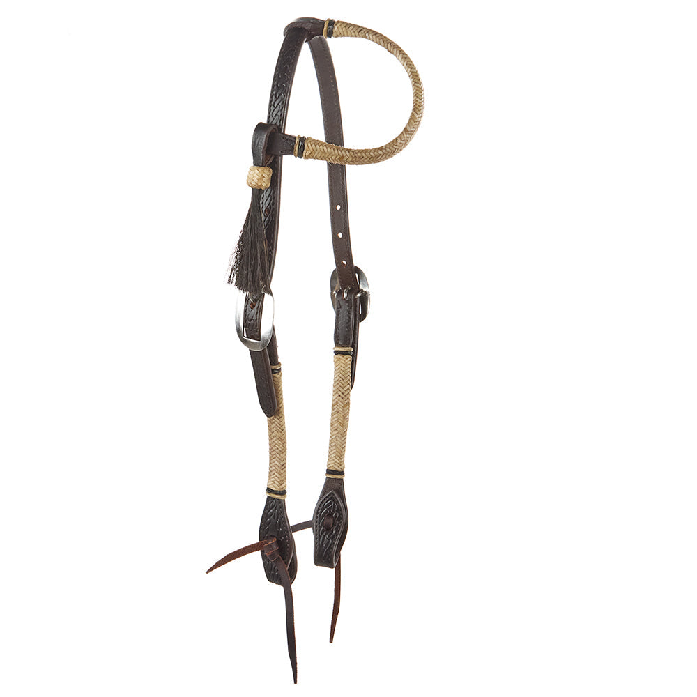 Natural Rawhide Single Ear Headstall