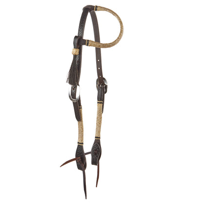 Natural Rawhide Single Ear Headstall