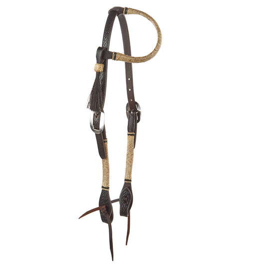 Natural Rawhide Single Ear Headstall