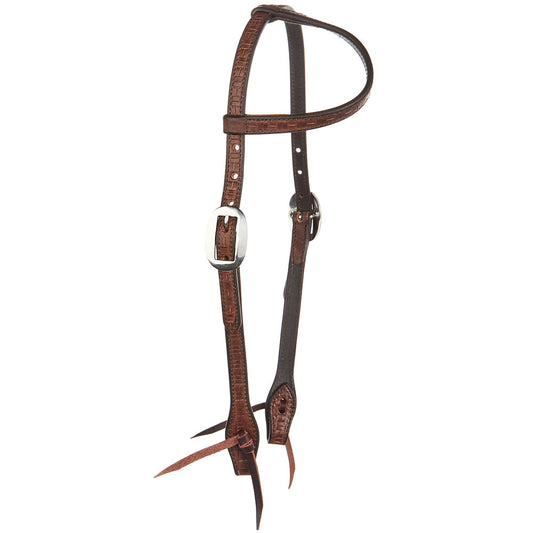 Medium Oil Brick Tooling 5 8 Inch Single Ear Headstall
