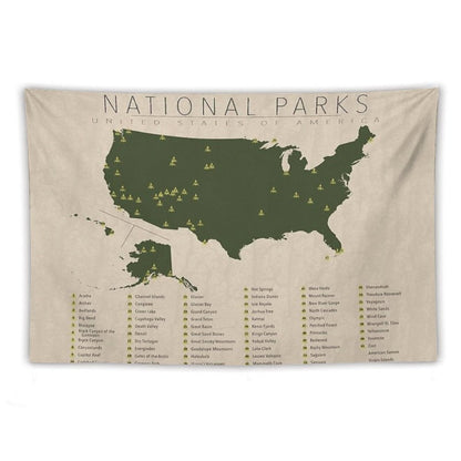 US National Parks Tapestry
